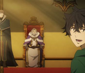 king in his throne room